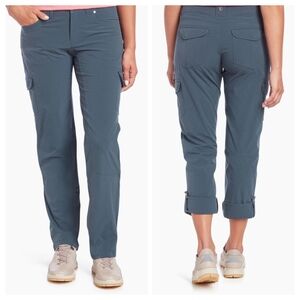 Kuhl Women's Straight Leg Cargo Pants in Slate Blue